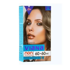 ويانا کیت‌رنگ‌مو 7.1 بلوند دودی میانه بدون آمونیاک 180+60+60 میلی‌لیتر-ورسکالا