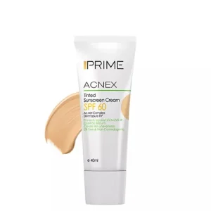 پرايم كرمآفتاب آکنکس بژروشن spf60 ضدلک 40 میلی لیتر-ورسکالا