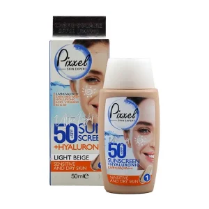 پیکسل کرمآفتاب spf50 بژروشن پوستخشک 50 میلیلیتر-ورسکالا