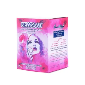دستمال خیس عطری نیوساد پاک کننده آرایش 12 برگ-ورسکالا